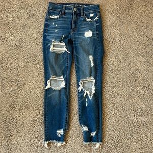american eagle size 00 jeans next level stretch